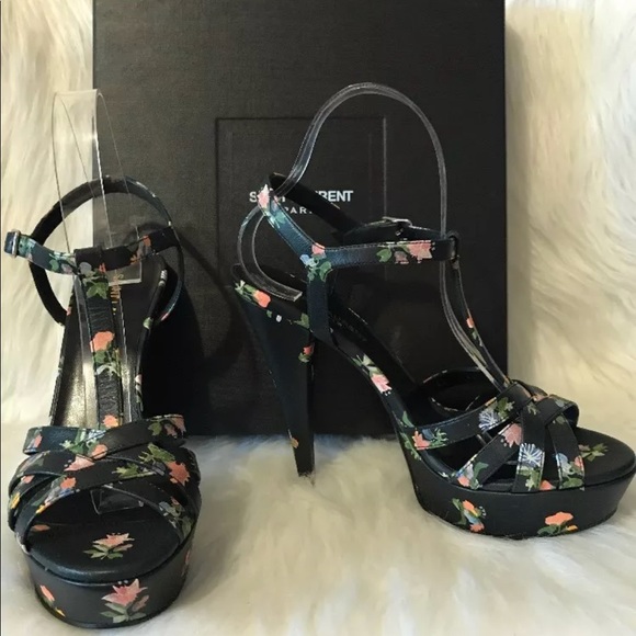 Shoes - YSL Grungy flower sandals 39